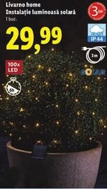 Lidl Livarno home Instalație luminoasă solară Ofertă