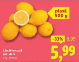 Lidl Lǎmai cu coajă netratată Ofertă