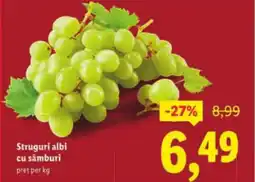 Lidl Struguri albi cu sâmburi Ofertă