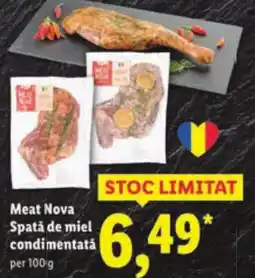 Lidl Meat Nova Spată de miel condimentată Ofertă