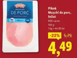 Lidl Pikok Muschi de porc, feliat Ofertă