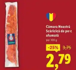 Lidl Cámara Noastră Scaricică de porc afumata Ofertă