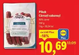 Lidl Pikok Cârnaţi cabanosi Ofertă