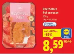 Lidl Chef Select Pui cu susan Ofertă