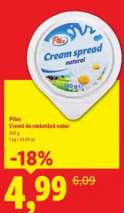 Lidl Pilos Cremă de smântână natur Ofertă
