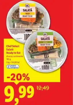 Lidl Chef Select Salată Ready to Eat Ofertă