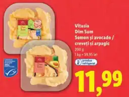 Lidl Vitasia Dim Sum Somon şi avocado / creveţi şi arpagic Ofertă
