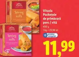 Lidl Vitasia Pachetele de primăvară porc / vită Ofertă