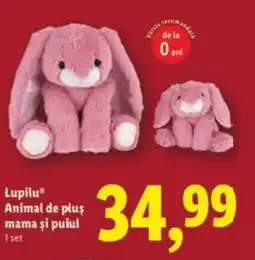 Lidl Lupilu® Animal de plus mama și puiul Ofertă