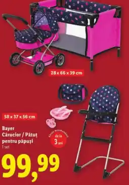 Lidl Bayer Cărucior / Pătuţ pentru păpuşi Ofertă