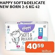 Unicarm Happy soft&delicate new born Ofertă