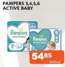 Unicarm Pampers 3,4,5,6 active baby Ofertă