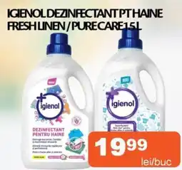 Unicarm Igienol dezinfectant pthaine fresh linen/purecare Ofertă