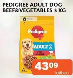 Unicarm Pedigree adult dog beef&vegetables Ofertă