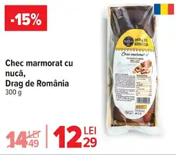 Carrefour Market Chec marmorat cu nucă, Drag de România Ofertă