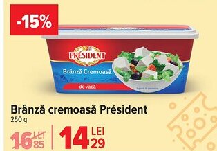 Carrefour Market Brânză cremoasă Président Ofertă