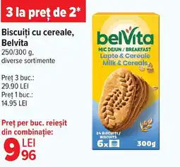Carrefour Market Biscuiți cu cereale, Belvita Ofertă