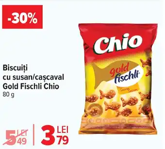Carrefour Market Biscuiţi cu susan/caşcaval Gold Fischli Chio Ofertă