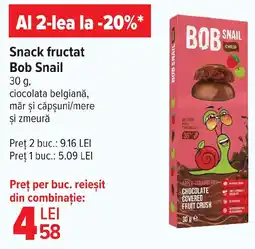 Carrefour Market Snack fructat Bob Snail Ofertă