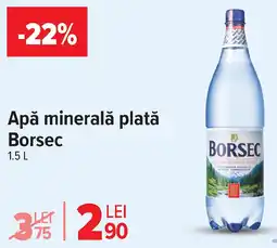 Carrefour Market Apă minerală plată Borsec Ofertă