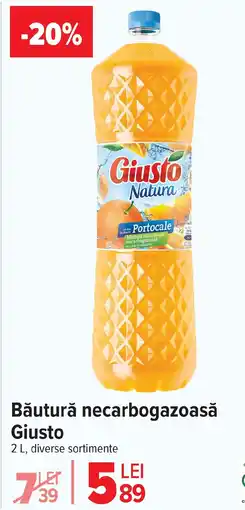 Carrefour Market Băutură necarbogazoasă Giusto Ofertă