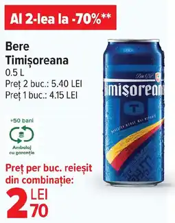 Carrefour Market Bere Timişoreana Ofertă