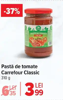 Carrefour Market Pastă de tomate Carrefour Classic Ofertă