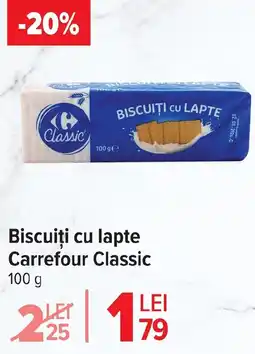 Carrefour Market Biscuiți cu lapte Carrefour Classic Ofertă