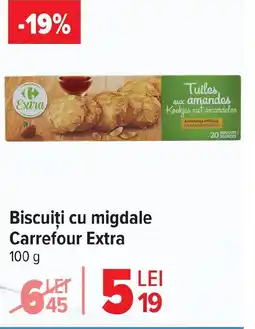 Carrefour Market Biscuiți cu migdale Carrefour Extra Ofertă