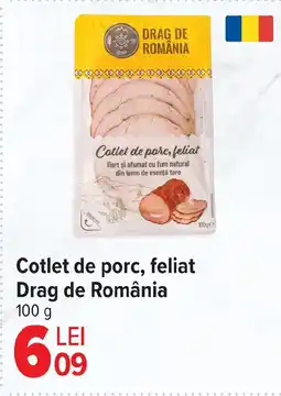 Carrefour Market Cotlet de porc, feliat Drag de România Ofertă