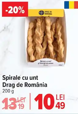 Carrefour Market Spirale cu unt Drag de România Ofertă