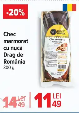 Carrefour Market Chec marmorat cu nucă Drag de România Ofertă