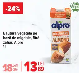 Carrefour Market Băutură vegetală pe bază de migdale, fără zahăr, Alpro Ofertă
