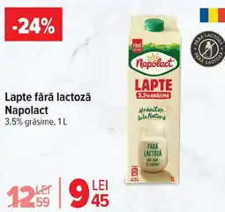 Carrefour Market Lapte fără lactoză Napolact Ofertă