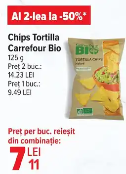 Carrefour Market Chips Tortilla Carrefour Bio Ofertă