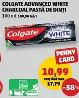 Penny Colgate advanced white charcoal pastă de dinți Ofertă