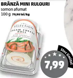 Penny Brânză mini rulouri somon afumat Ofertă
