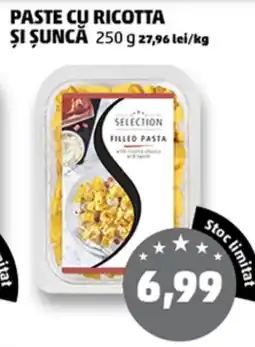 Penny Paste cu ricotta şi şuncă Ofertă