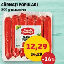 Penny Cârnaţi populari Ofertă