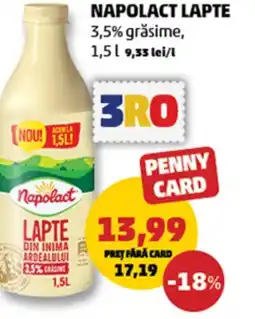 Penny Napolact lapte Ofertă