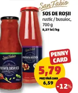 Penny San Fabio Sos de roşii rustic/busuioc Ofertă