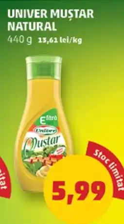 Penny Univer mustar natural Ofertă