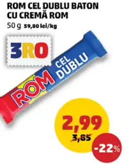 Penny Rom cel dublu baton cu cremă rom Ofertă