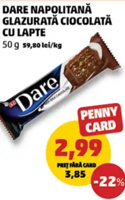 Penny Dare napolitană glazurată ciocolată cu lapte Ofertă