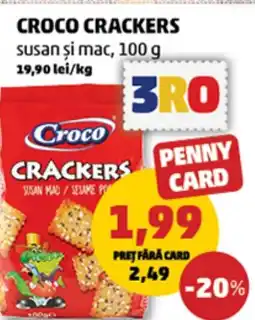 Penny Croco crackers susan și mac Ofertă
