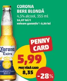 Penny Corona bere blondă Ofertă
