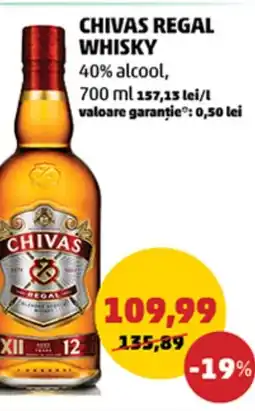 Penny Chivas regal whisky Ofertă