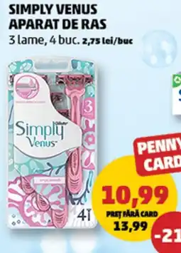 Penny Simply venus aparat de ras Ofertă