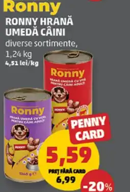 Penny Ronny hrană umedă câini Ofertă
