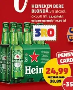 Penny Heineken bere blondă Ofertă